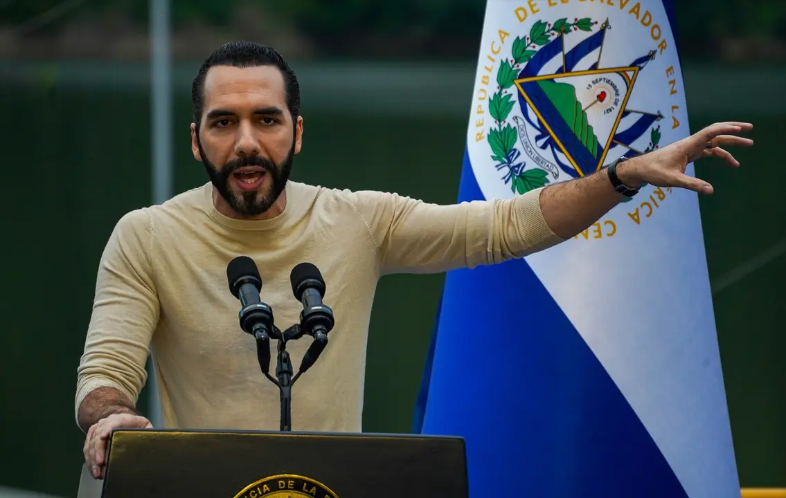 El presidente de El Salvador, Nayib Bukele. EP / Camilo Freedman