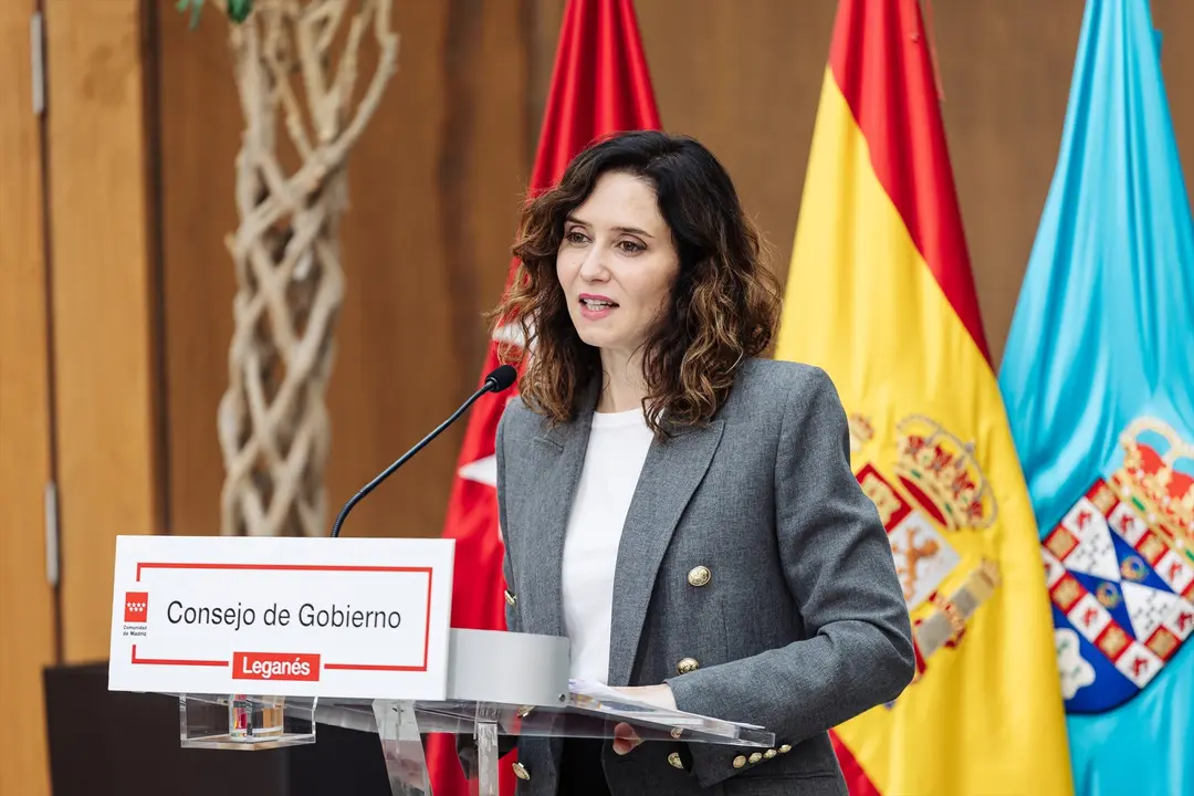 La presidenta de la Comunidad de Madrid, Isabel D&iacute;az Ayuso. EP / Carlos Luj&aacute;n