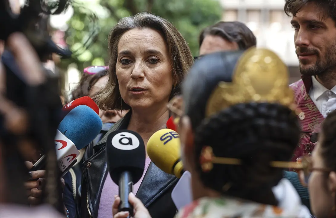 La secretaria general del PP, Cuca Gamarra. EP / Rober Solsona