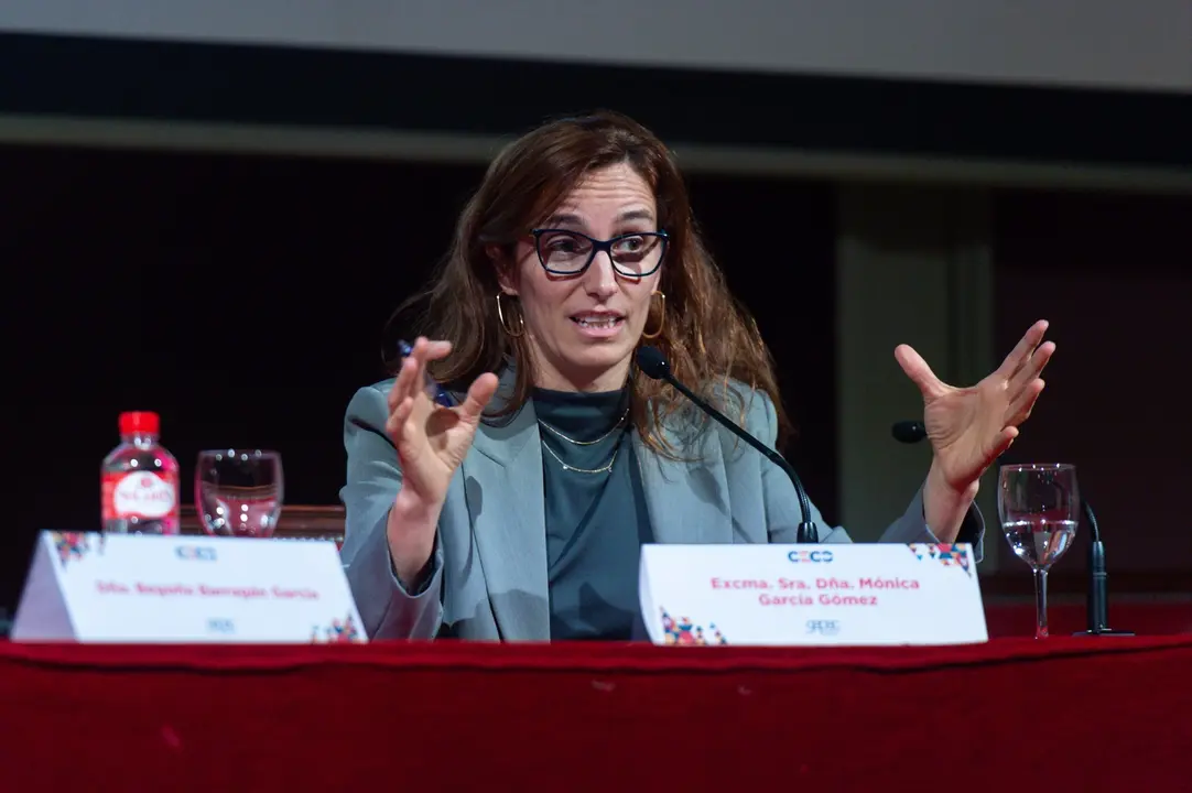 La ministra de Sanidad, M&oacute;nica Garc&iacute;a. EP / Gustavo Valiente / Archivo