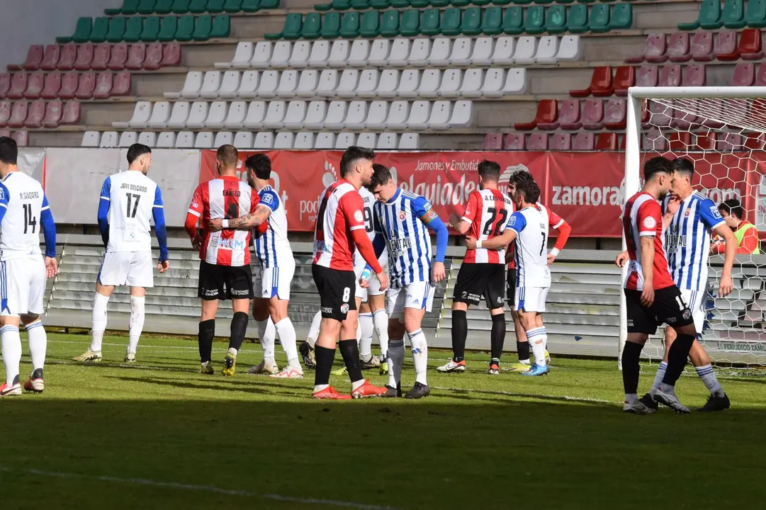 enfrentamiento entre Zamora y Gimn&aacute;stica del pasado fin de semana. / Zamora cf