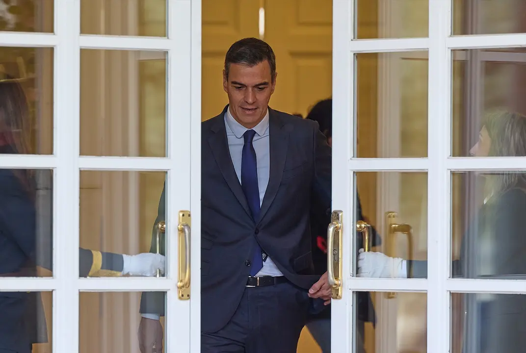 El presidente del Gobierno, Pedro S&aacute;nchez. Jes&uacute;s Hell&iacute;n