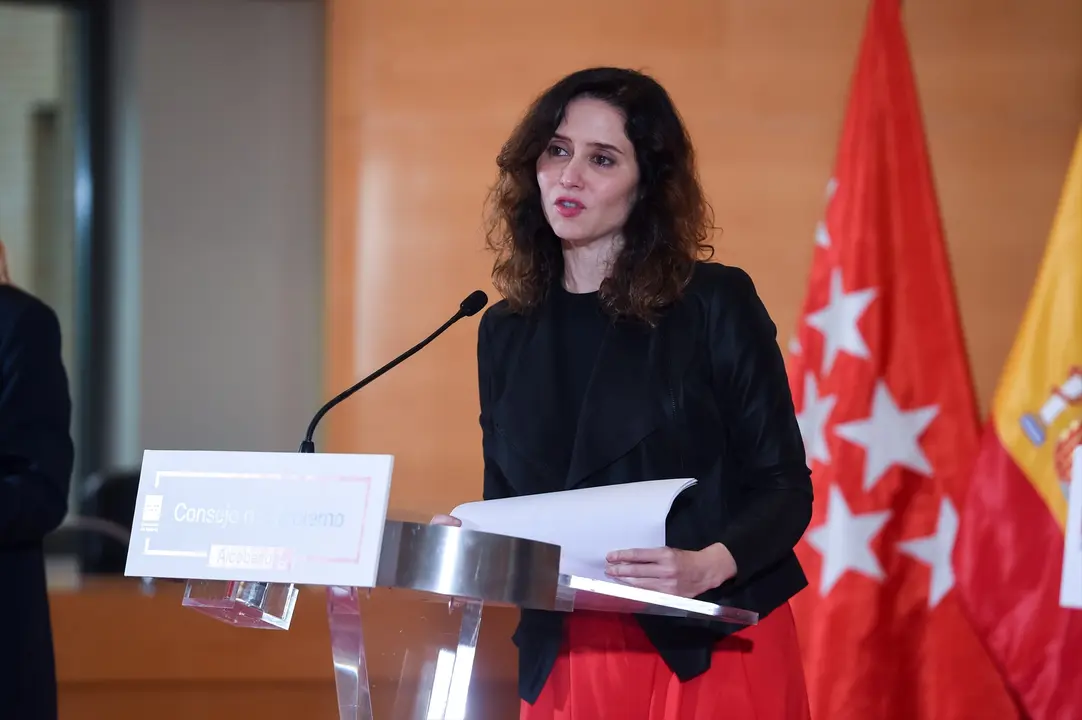 La presidenta de la Comunidad de Madrid, Isabel D&iacute;az Ayuso. Gustavo Valiente