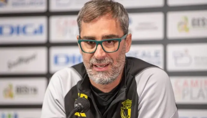 Jon P&eacute;rez Bolo, el entrenador del Burgos Club de F&uacute;tbol.