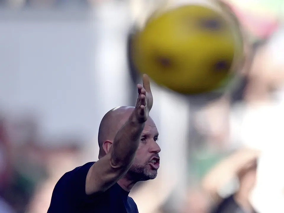 El entrenador del Racing, Jos&eacute; Alberto. / Liga Hypermotion