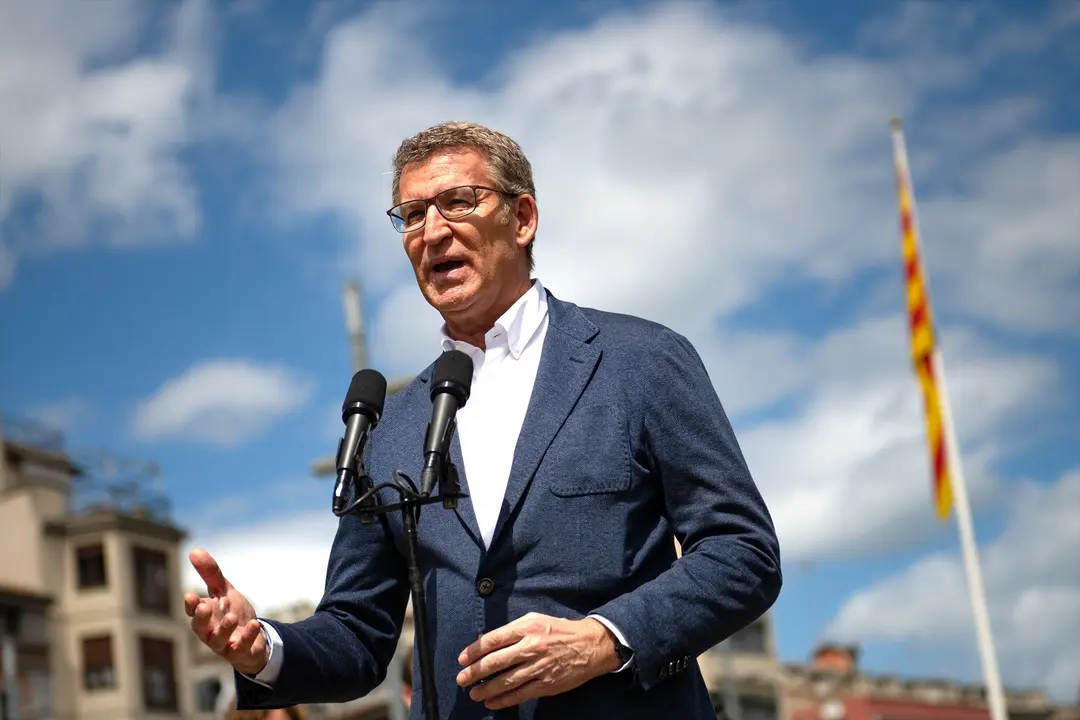 El presidente del PP, Alberto N&uacute;&ntilde;ez Feij&oacute;o. / Gl&ograve;ria S&aacute;nchez