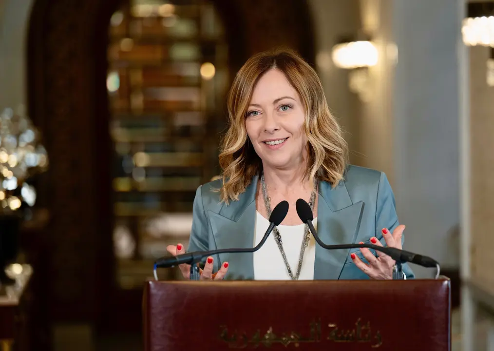 La Primera Ministra italiana, Georgia Meloni. / EP