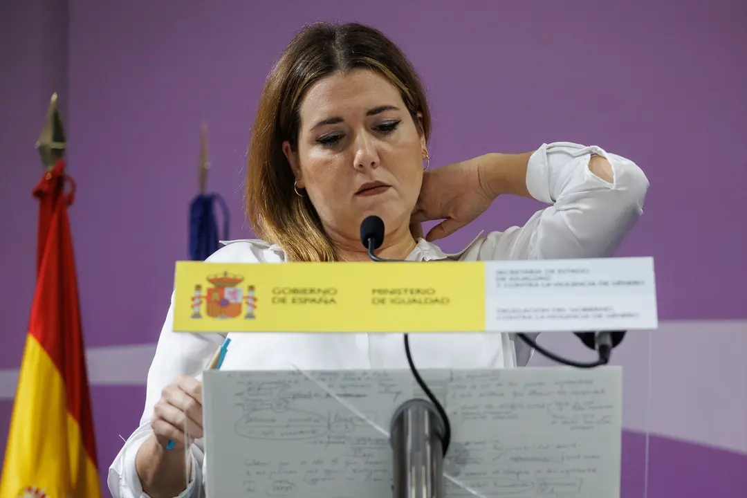 La exsecretaria de Estado de Igualdad y contra la Violencia de G&eacute;nero en funciones, &Aacute;ngela Rodr&iacute;guez 'Pam'. Alejandro Mart&iacute;nez V&eacute;lez / Archivo