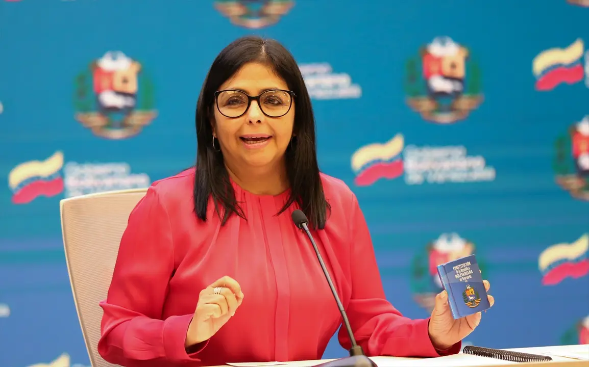 La vicepresidenta de la Rep&uacute;blica Bolivariana de Venezuela, Delcy Rodr&iacute;guez. EP / Archivo