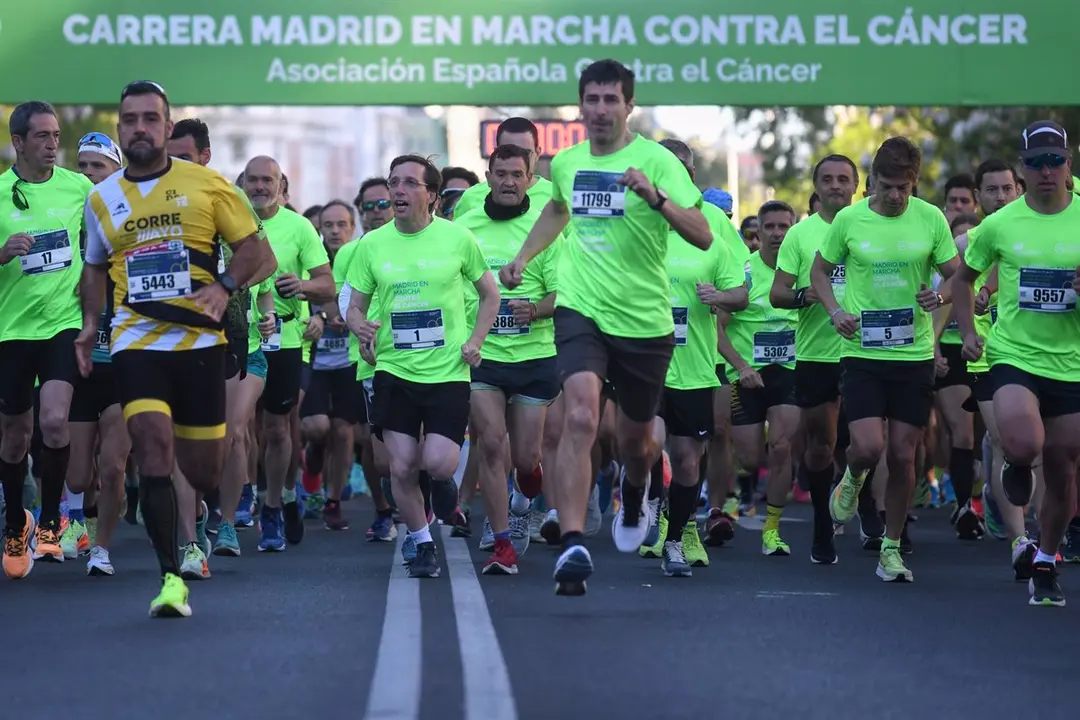 Carrera contra el cancer organizada por la AECC en ediciones pasadas. / EP