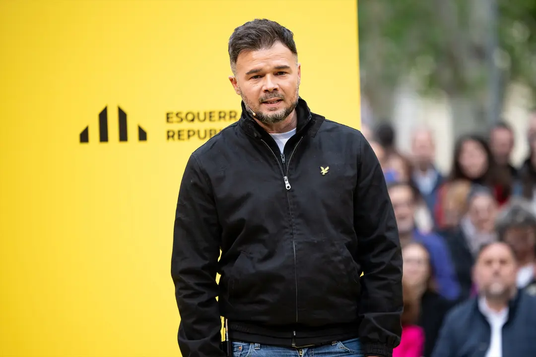El portavoz de ERC en el Congreso, Gabriel Rufi&aacute;n.  Lorena Sop&ecirc;na / Archivo