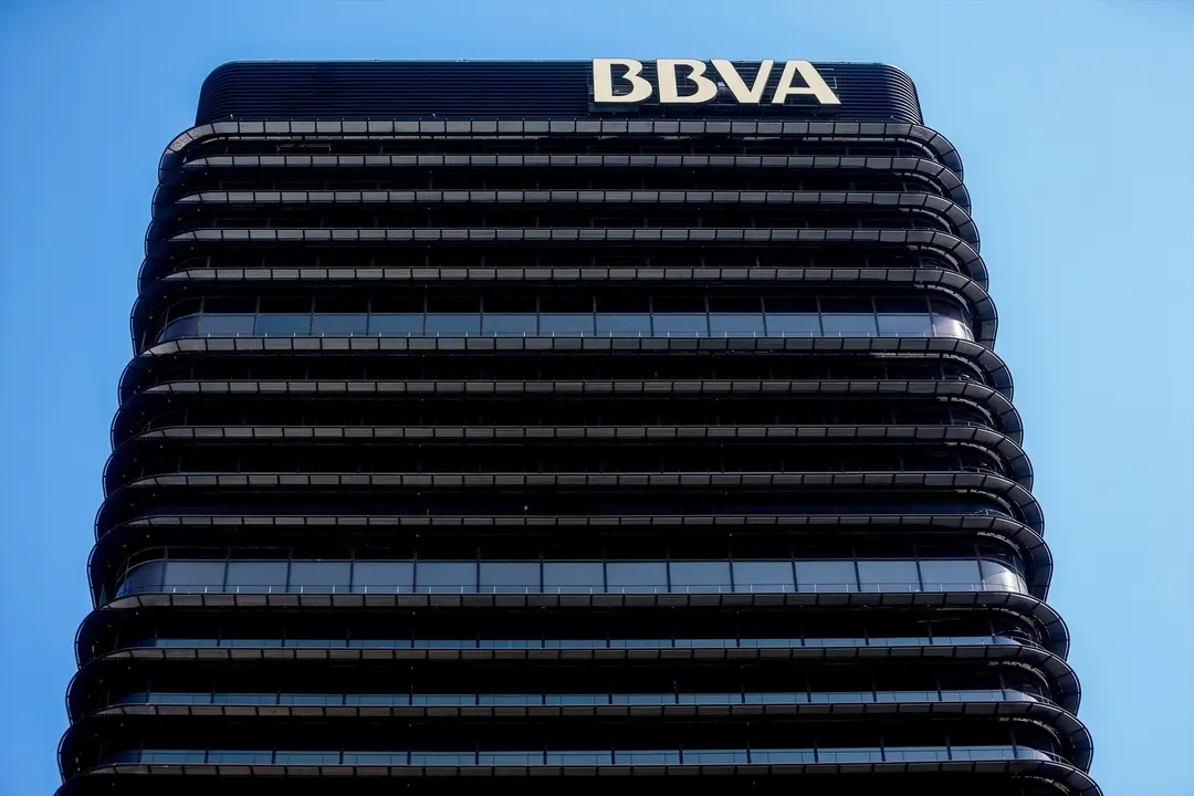 Fachada de la torre del BBVA. / EP / Archivo