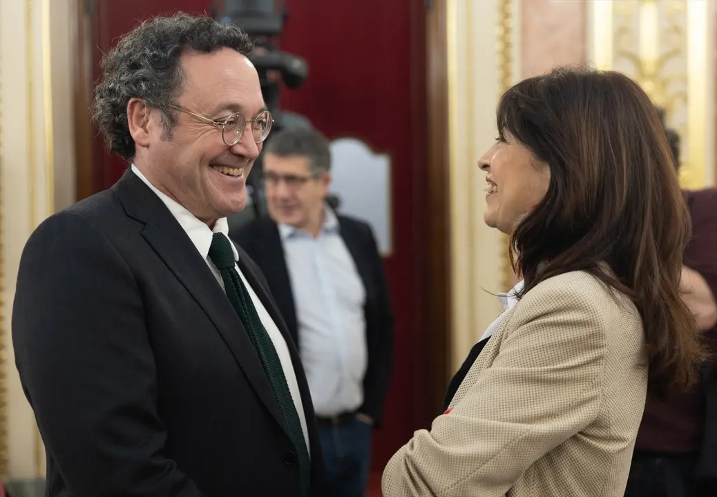 El Fiscal General del Estado, &Aacute;lvaro Garc&iacute;a Ortiz y la ministra de Igualdad, Ana Redondo. / Eduardo Parra / Archivo