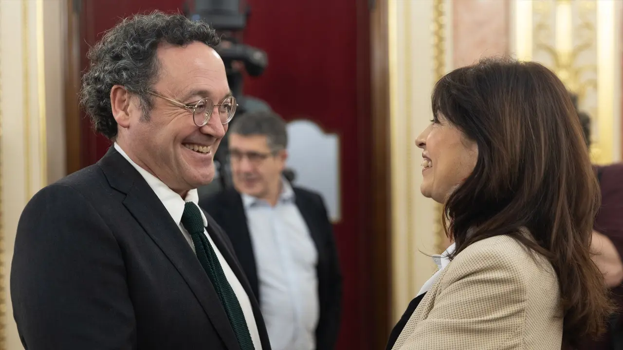 El Fiscal General del Estado, &Aacute;lvaro Garc&iacute;a Ortiz y la ministra de Igualdad, Ana Redondo. / Eduardo Parra / Archivo