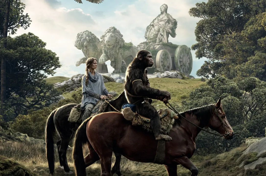 Madrid ha sido invadido en los p&oacute;ster de El reino del planeta de los simios. / EP