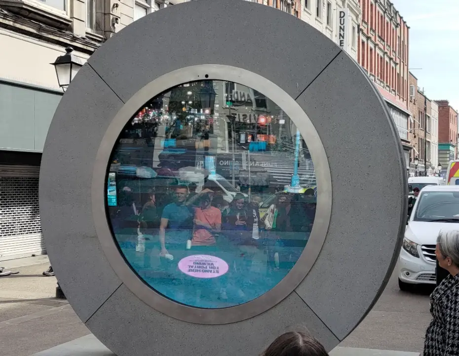 Vista de la escultura 'El Portal', en Nueva York. / EP