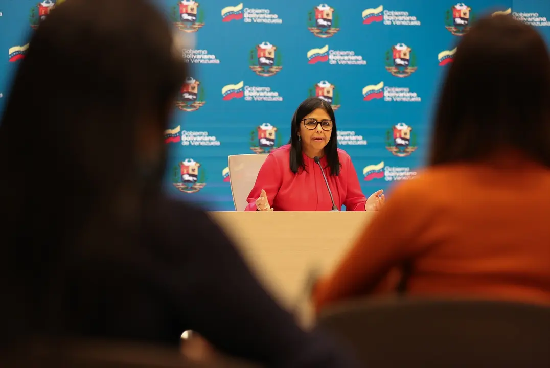 La vicepresidenta venezolana, Delcy Rodr&iacute;guez. Ep / Archivo