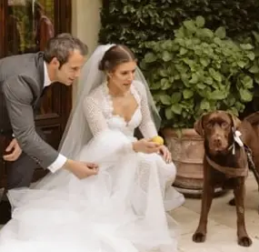 Carmen Ballesteros Bot&iacute;n, hija del golfista Severiano Ballesteros, el d&iacute;a de su boda. / Instagram de Carmen Ballesteros Bot&iacute;n