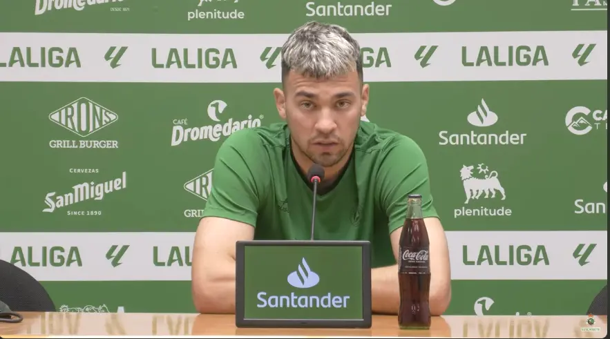 El delantero del Racing, Juan Carlos Arana. / Alerta