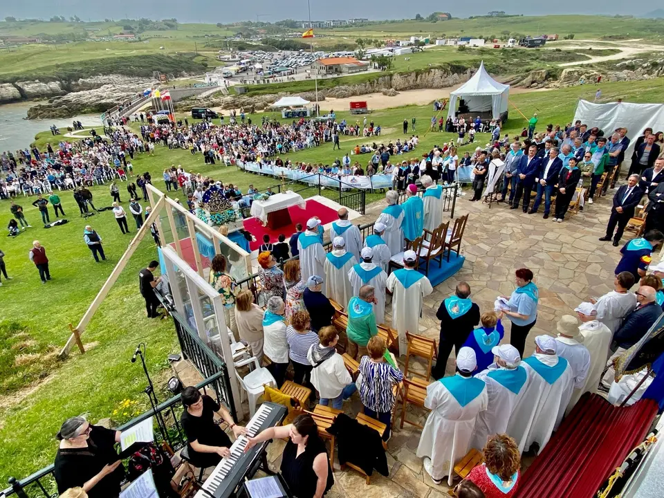 Festividad de la Virgen del Mar en una edici&oacute;n anterior. / Alerta