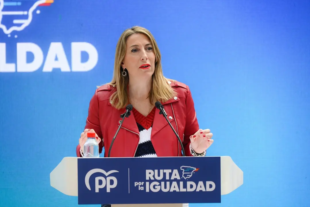 La l&iacute;der del PP en Extremadura y presidenta de la Junta, Mar&iacute;a Guardiola. EP