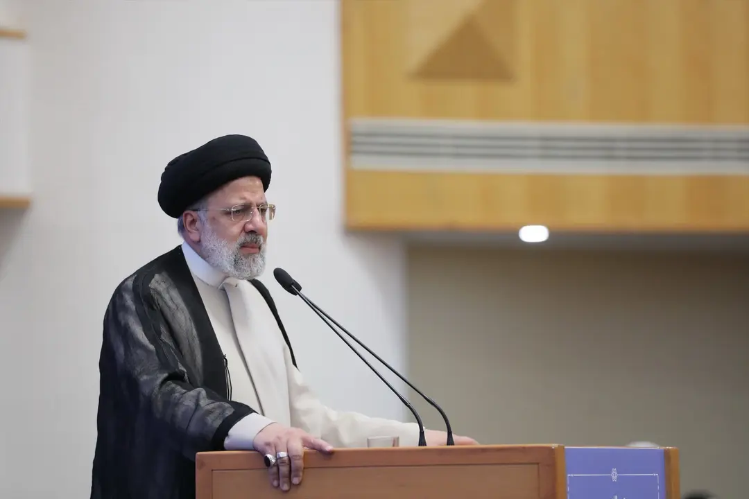 El fallecido presidente de Ir&aacute;n, Ebrahim Raisi, durante un acto oficial. Iranian Presidency Office / Archivo