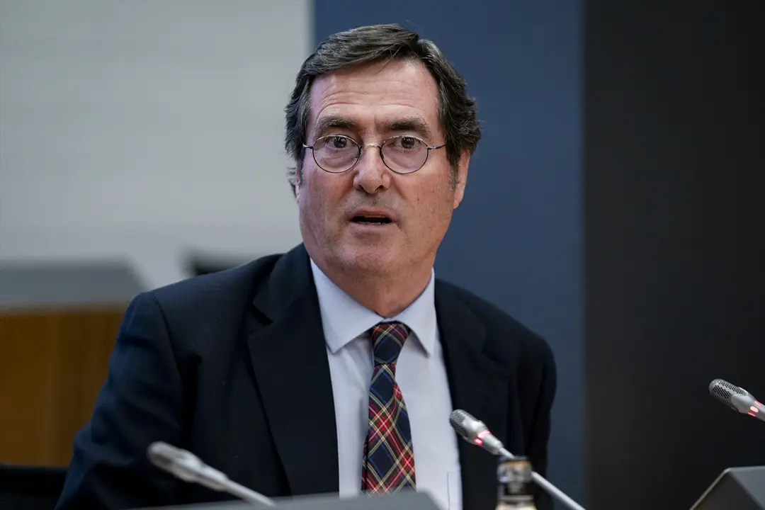 El presidente de la CEOE, Antonio Garamendi. A. P&eacute;rez Meca