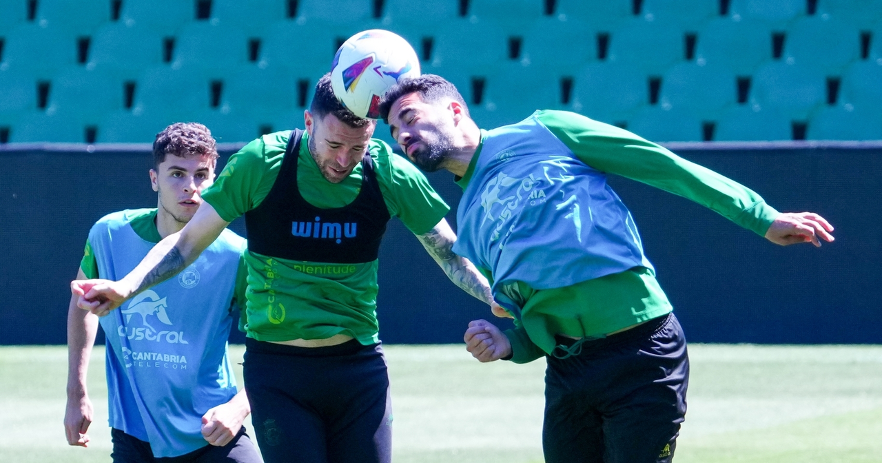 Entrenamiento del viernes en El Sardinero. / RRC