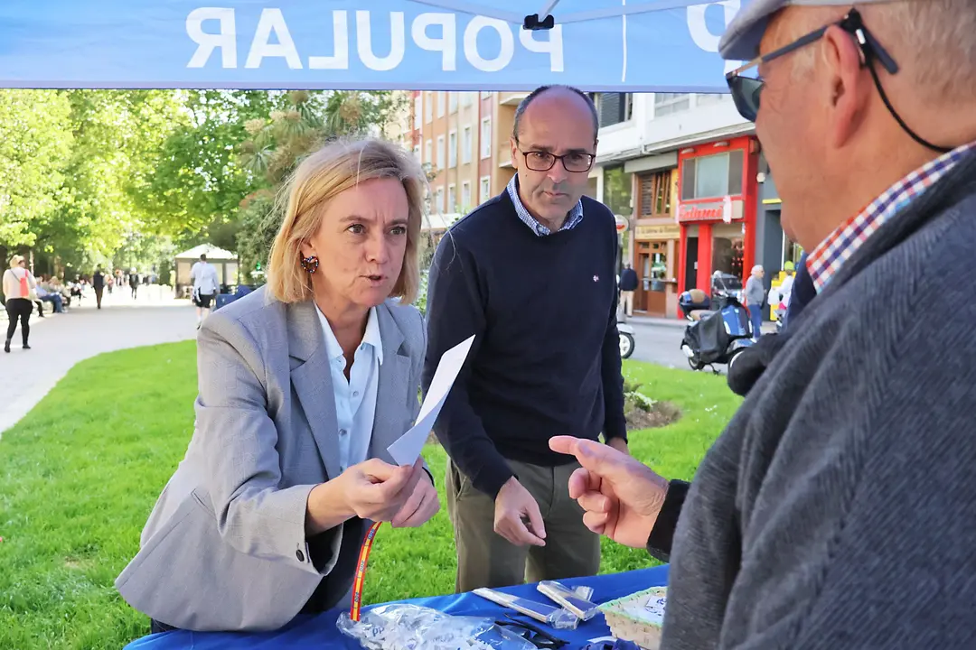 La candidata del PP en las elecciones al Parlamento Europeo, Mar&iacute;a Luisa Pe&oacute;n. / Jessica Toca