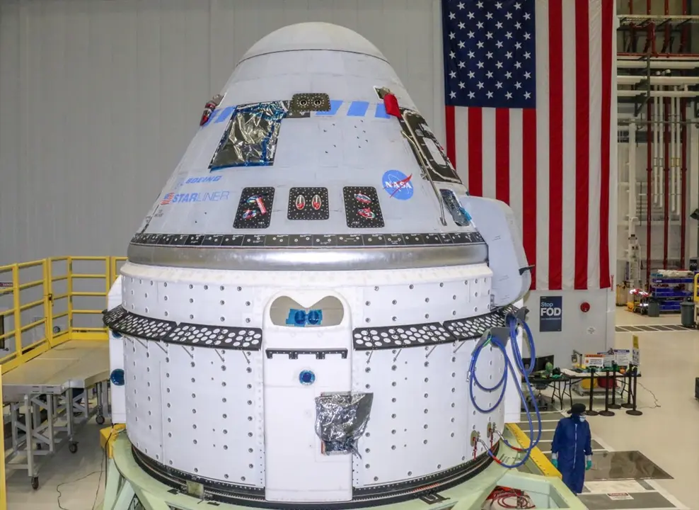 Vista del exterior de la nave. NASA