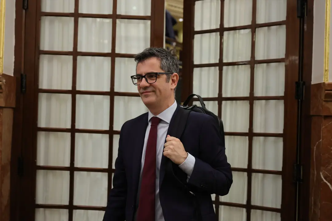 El ministro de la Presidencia, Relaciones con las Cortes y Justicia, F&eacute;lix Bola&ntilde;os. Jes&uacute;s Hell&iacute;n / Archivo
