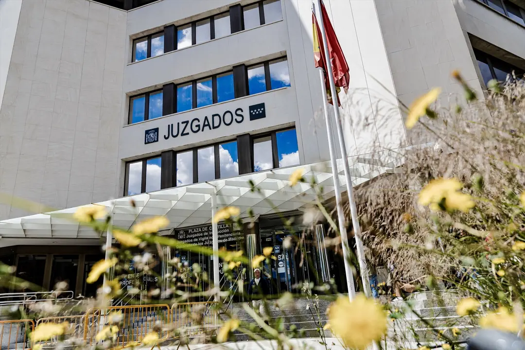 Fachada de los juzgados de Plaza de Castilla. Carlos Luj&aacute;n / Archivo