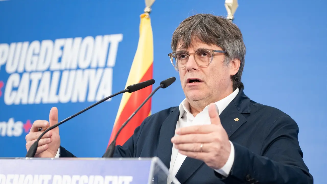 El candidato de Junts a la Generalitat de Catalunya, Carles Puigdemont. Gloria S&aacute;nchez / Archivo
