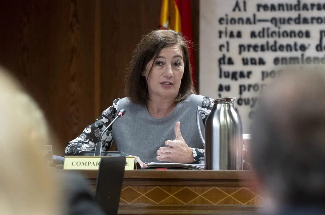 La presidenta del Congreso de los Diputados, Francina Armengol, comparece ante la Comisi&oacute;n de Investigaci&oacute;n sobre el &lsquo;caso Koldo&rsquo;. Alberto Ortega