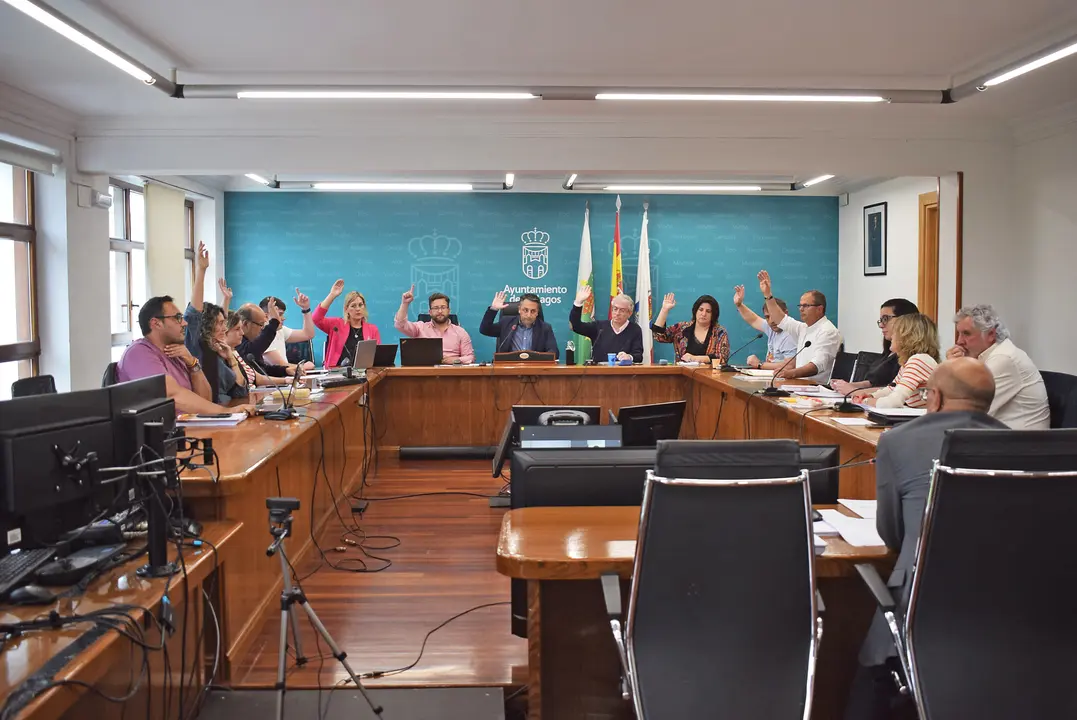Pleno en el Ayuntamiento de Pi&eacute;lagos el pasado jueves. / Alerta