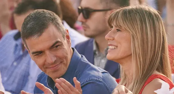 Bego&ntilde;a G&oacute;mez y Pedro S&aacute;nchez. / EP