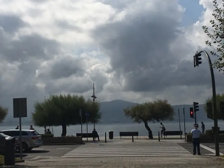 Cielo nublado en Santander. / A.E.