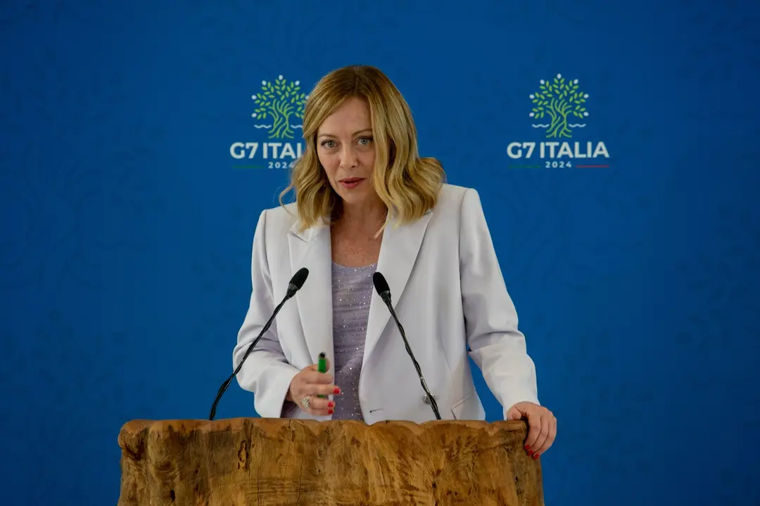 La primera ministra italiana, Giorgia Meloni. Marco Cordone