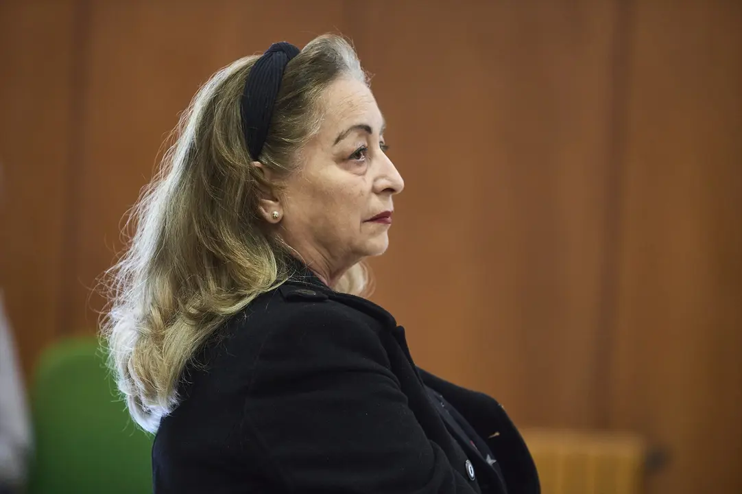 La acusada por el crimen del cr&aacute;neo de Castro Urdiales, Carmen Merino, durante una vista en la sala de lo Civil y Penal del TSJC. / C. Ortiz