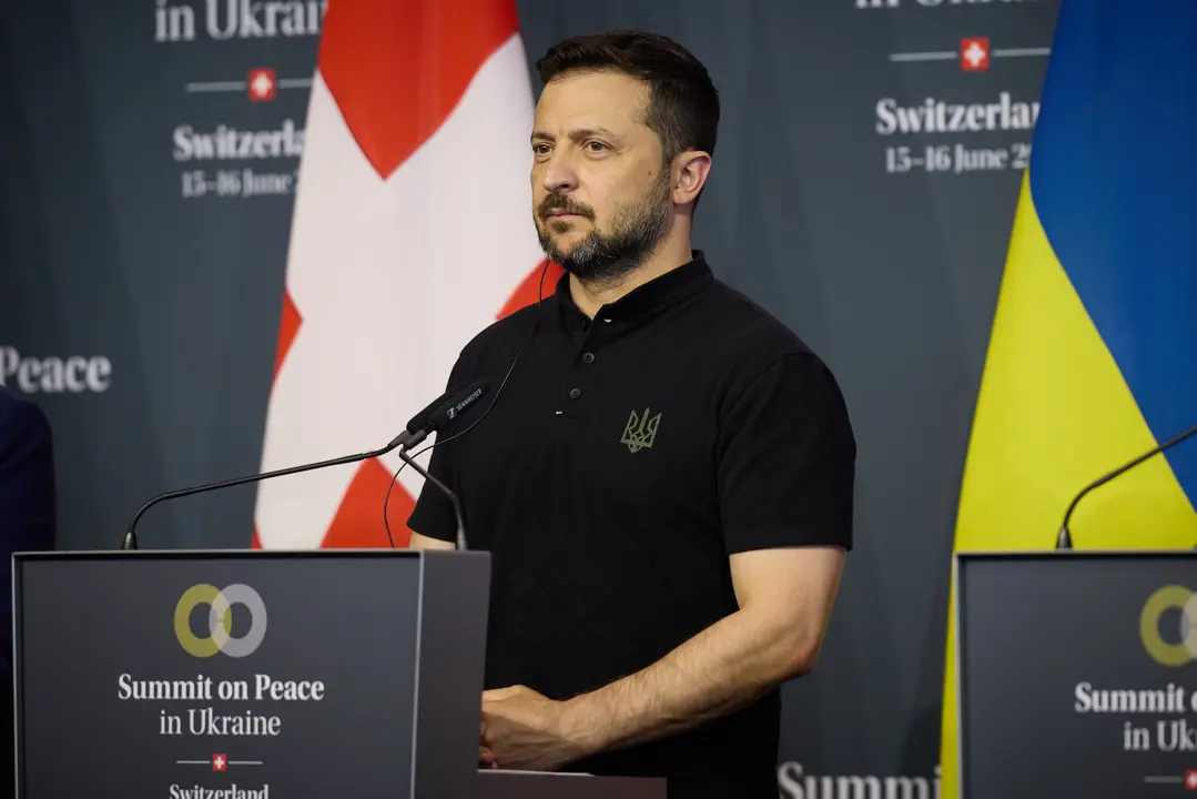 El presidente ucraniano, Volodimir Zelenski. EP