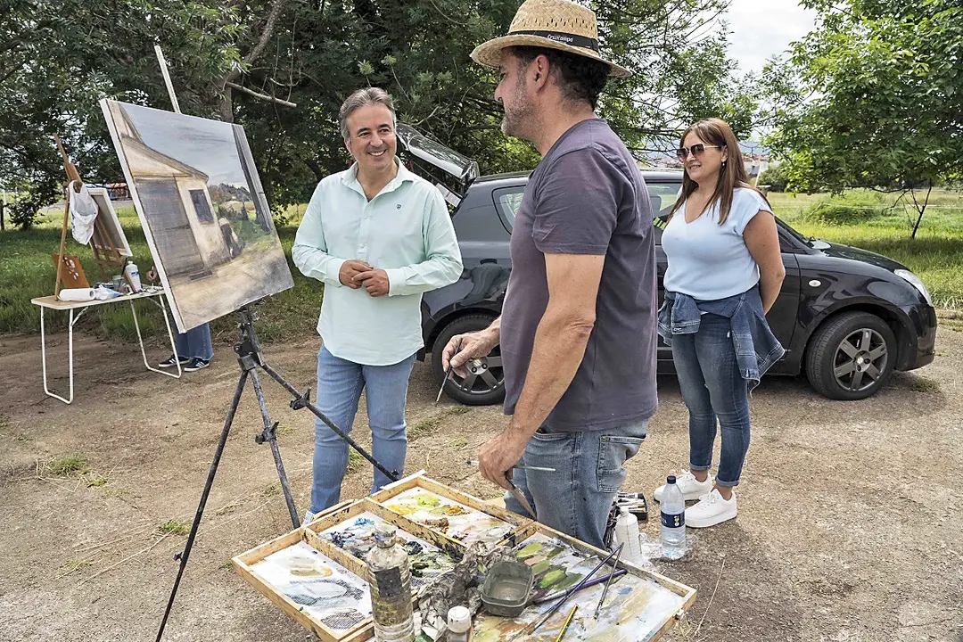 Fotograf&iacute;a de archivo del 34&ordm; Concurso de Pintura R&aacute;pida al aire libre de Camargo. / Alberto.G