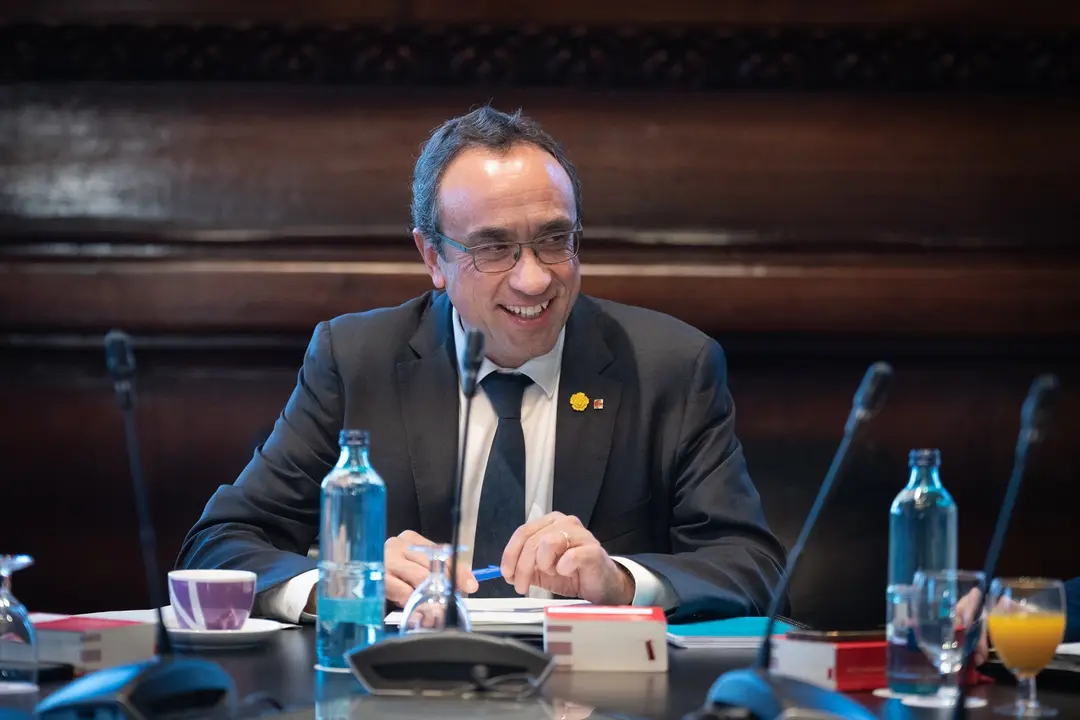 El nuevo presidente del Parlament, Josep Rull. EP