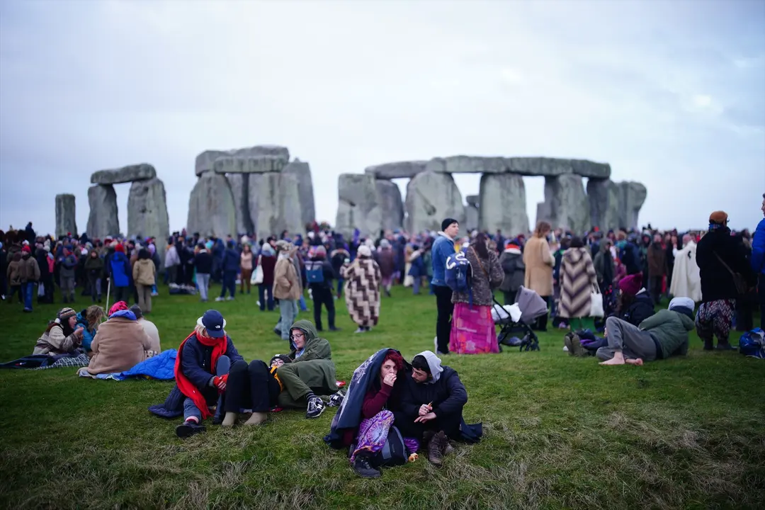 Varias personas en Stonehenge. EP / Archivo