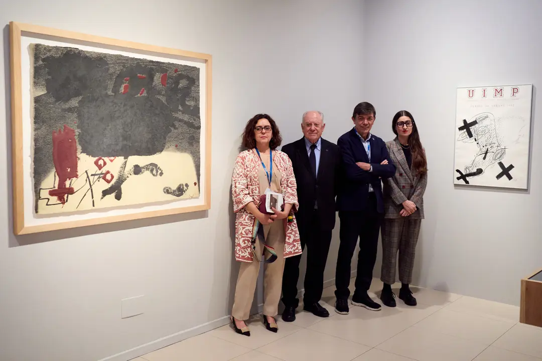 Presentaci&oacute;n de la exposici&oacute;n de Antoni T&agrave;pies en el CASYC. / Juanma Serrano