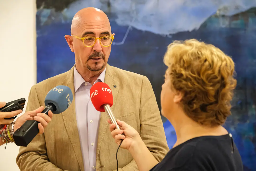 El consejero de Salud, C&eacute;sar Pascual, participa, por videoconferencia, en la reuni&oacute;n extraordinaria del pleno del Consejo Interterritorial del Sistema Nacional de Salud. / A.E.