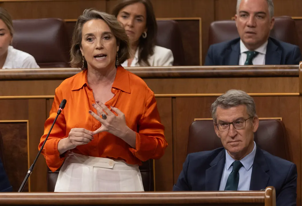 La secretaria general del PP, Cuca Gamarra. / EP