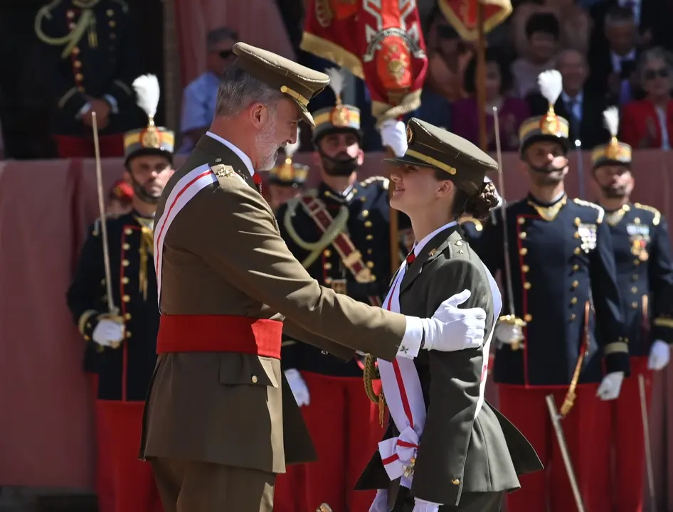 El Rey Felipe VI y la Princesa Leonor. / EP