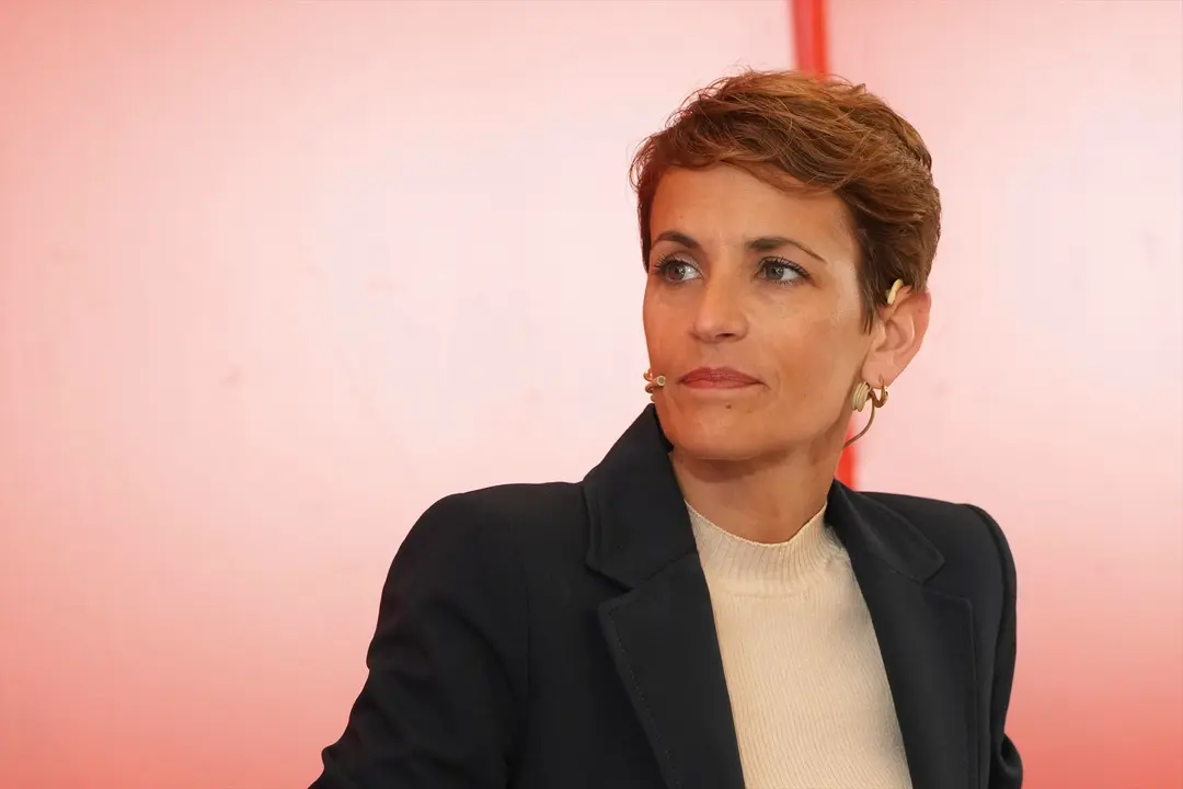 La presidenta de Navarra, Mar&iacute;a Chivite. Archivo