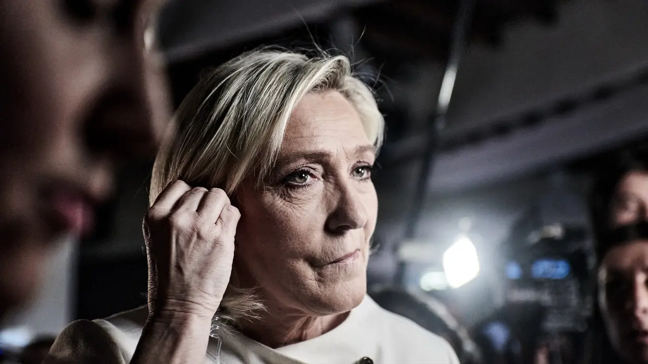 La l&iacute;der pol&iacute;tica, Marine Le Pen. Antonin Burat