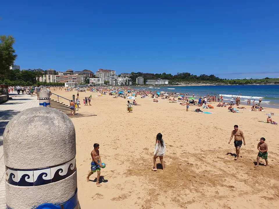 Segunda playa del Sardinero. / EP